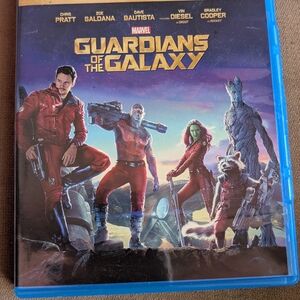 Marvel Guardians of the Galaxy Blu-ray with Red and Blue Accents